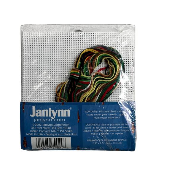 Lot of 4 Christmas Counted Cross Stitch Kits Santa Snowman Oranament New - Picture 11 of 15